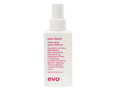 Evo Love Touch Hair Shine Spray, 3.4 fl oz/100 mL