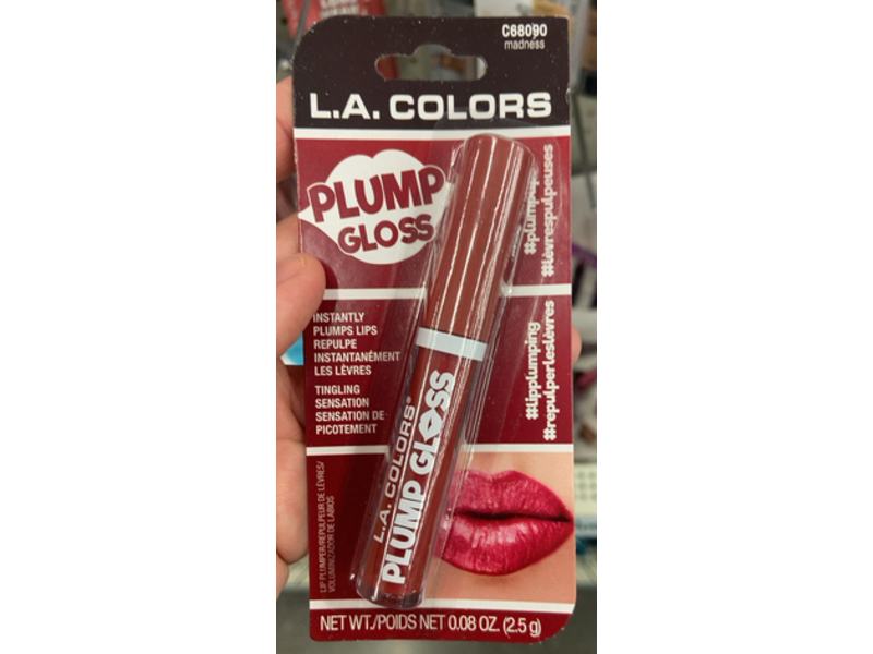 L.A. Colors Lip Plumper, Madness, 0.08 oz/2.5 g