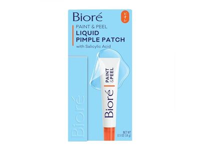 Biore Paint & Peel Liquid Pimple Patch, Salicylic Acid, 0.5 fl oz/14 g