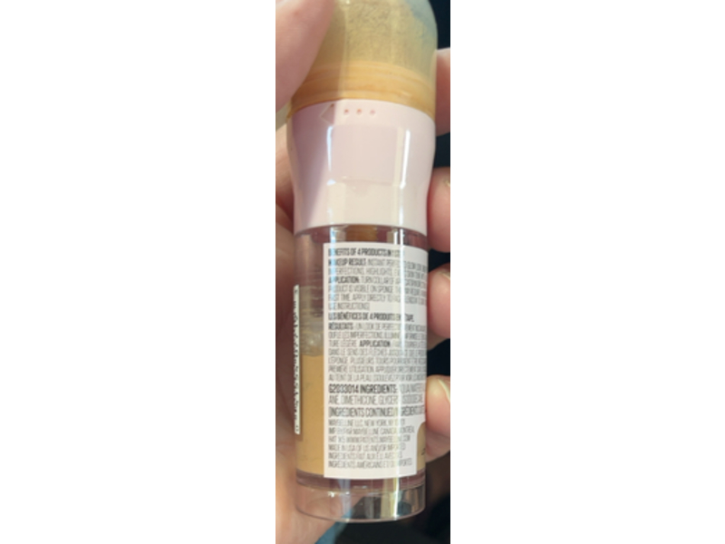 Maybelline Instant Age Rewind 4-In-1 Glow Makeup, Light/Medium, 0.68 fl oz/20 mL