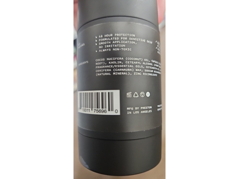 Preston Amber Deodorant, 2.9 oz/82 g