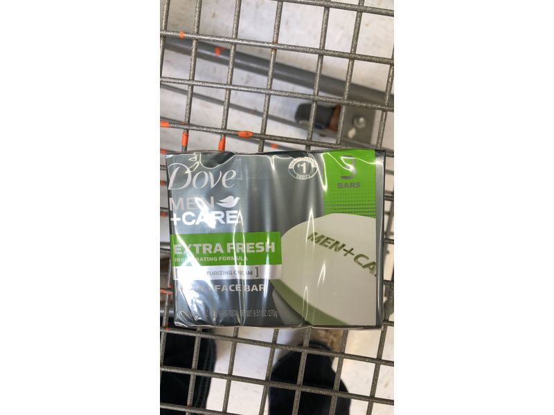 Dove Men +Care Body & Face Bar Soap, Extra Fresh, 3.17 oz
