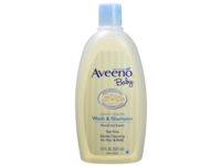 Aveeno Baby Wash & Shampoo, Natural Oat Extract, 18 fl oz/532 mL, 2 Pack - Image 2