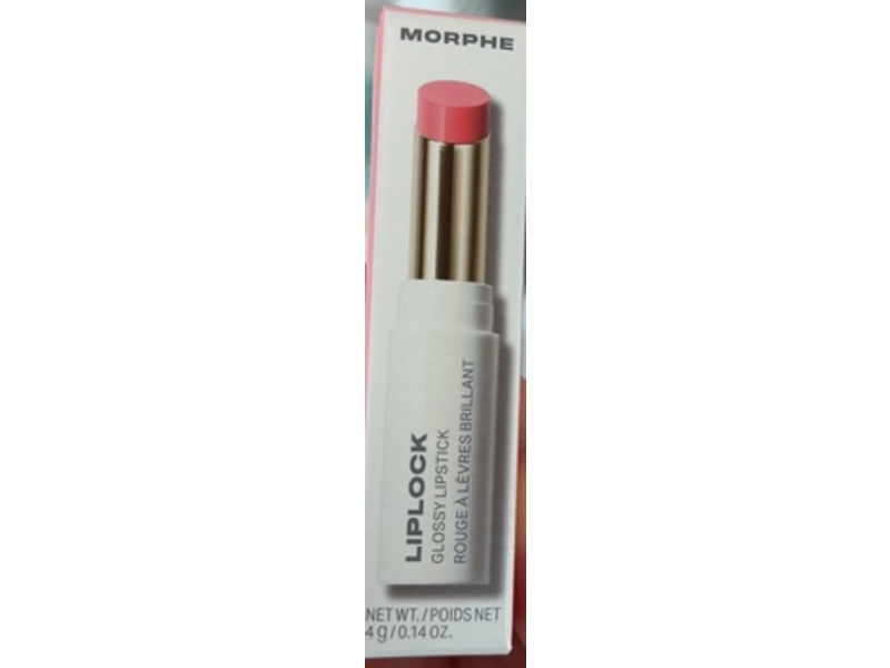 Morphe Liplock Glossy Lipstick, Clutched Pearls, 0.14 oz/4 g