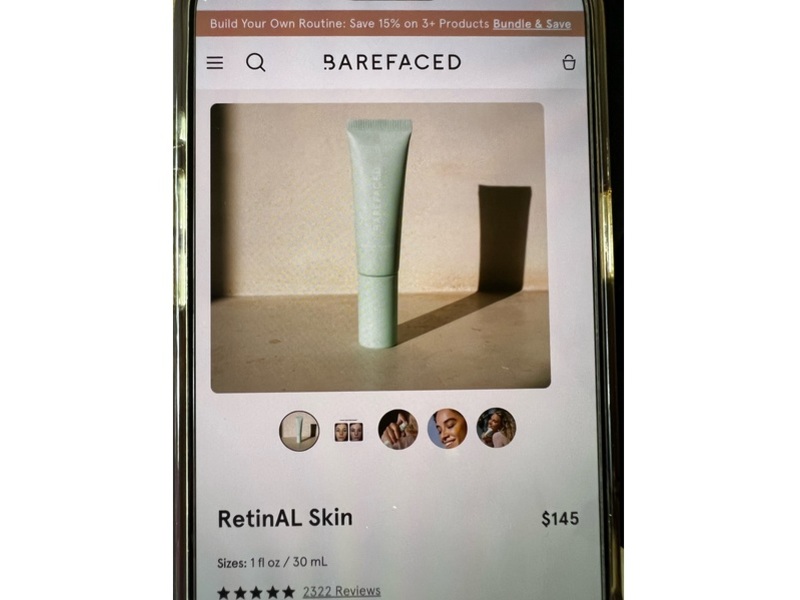 Barefaced Retinal Skin Serum, 1 fl oz/30 mL