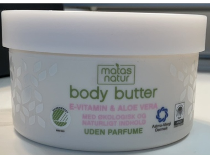Matas Natur Body Butter, Vitamin E & Aloe Vera, 200 mL