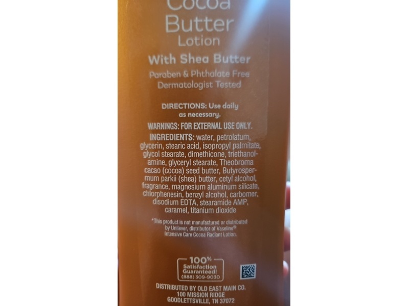 Studio Selection Body Lotion, Cocoa Butter, 20.3 fl oz/600 mL