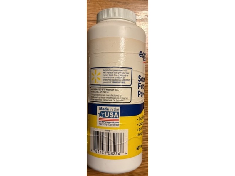 Equate Soothing Foot Powder, 7 oz/198 g