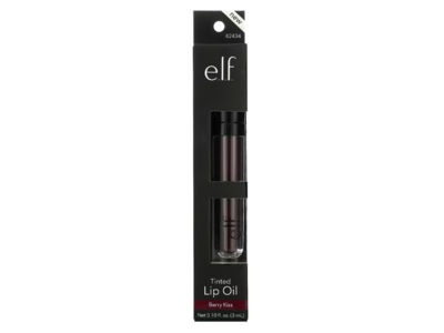 e.l.f. Tinted Lip Oil, Berry Kiss, 0.10 fl oz/3 mL