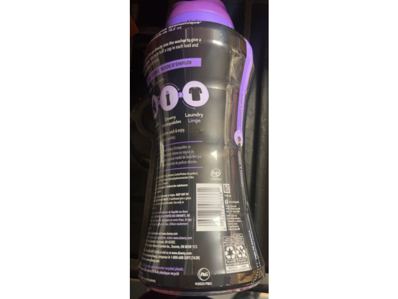 Downy Unstopables In-Wash Scent Booster, Lush, 24.0 oz/680 g