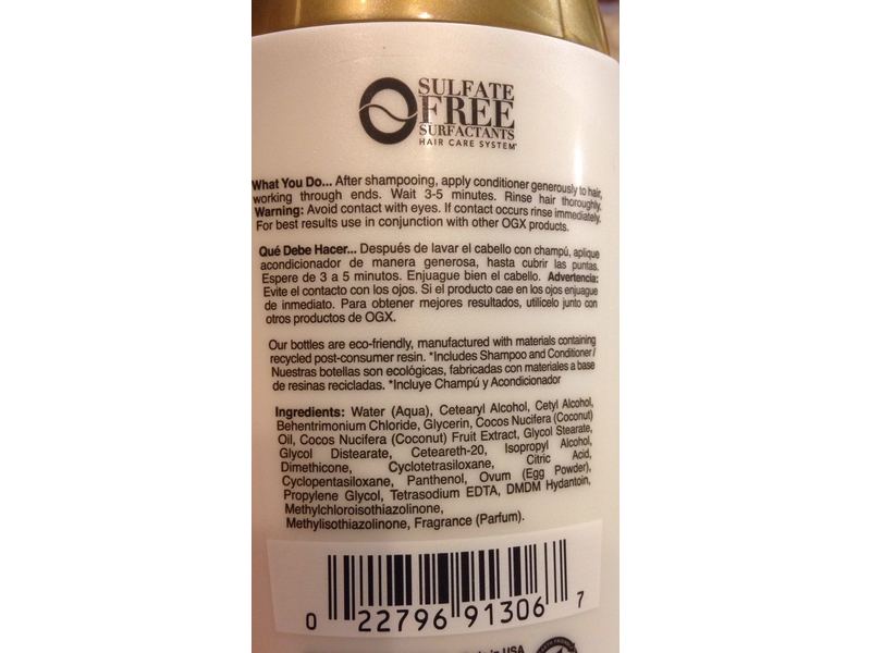 OGX Organix Conditioner Coconut Milk, 3oz