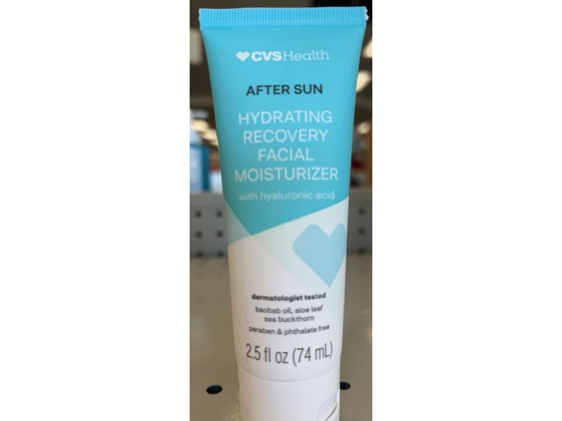 CVS Health After Sun Hydrating Recovery Facial Moisturizer, 2.5 fl oz/74 mL