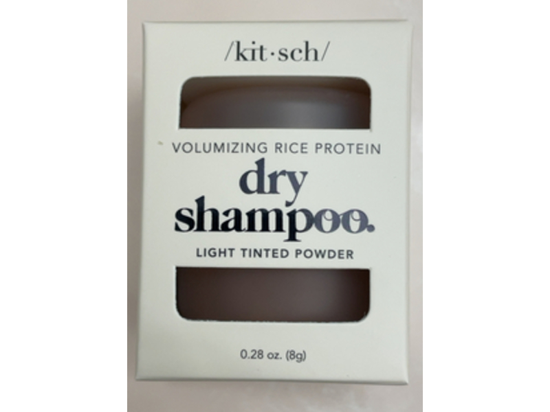 Kitsch Volumizing Rice Protein Dry Shampoo, Light Tinted Powder, 0.28 oz/8 g