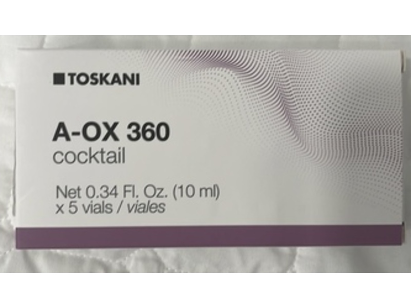 Toskani A Ox 360 Cocktail Multishield Solution, 0.34 fl oz/10 mL, 5 Count