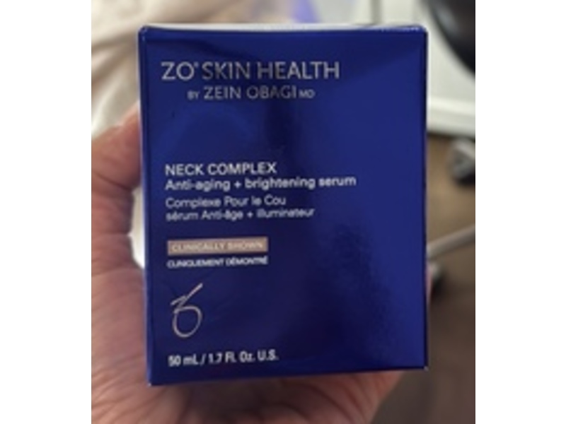 Zo Skin Health By Zein Obagi Neck Complex Anti Aging + Brightening Serum, 1.7 fl oz/50 mL