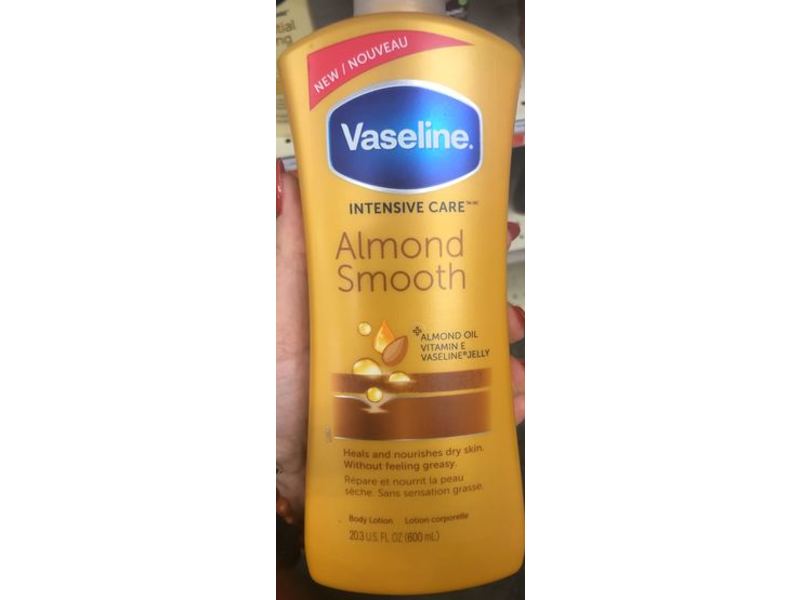 Vaseline Intensive Care Body Lotion, Almond Smooth, 20.3 fl oz/600 mL