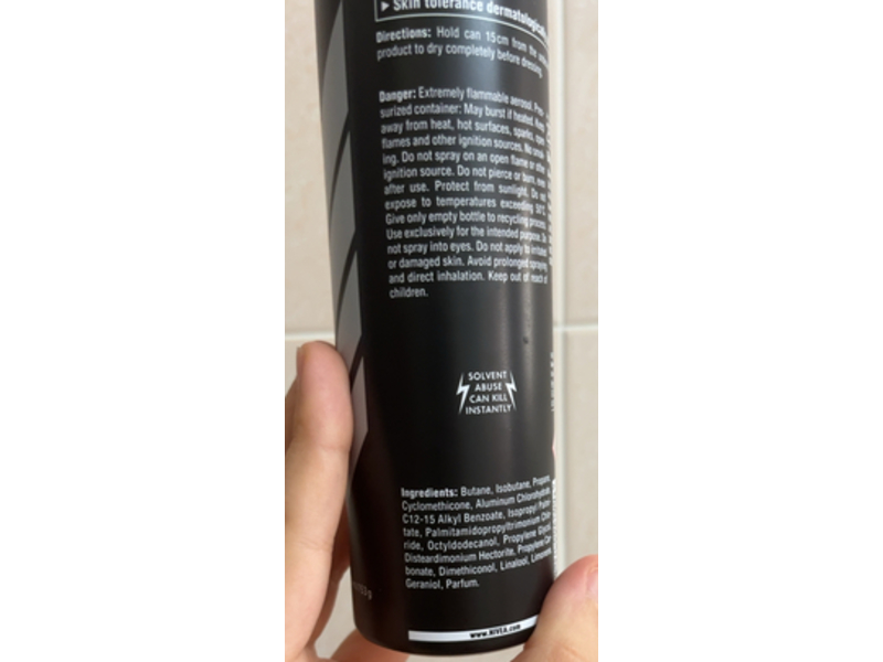 Nivea Men Invisible Black & White Anti-Perspirant, Original, 250 mL