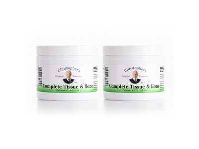 Christopher's Complete Tissue & Bone Ointment, 4 fl oz/118 mL,Pack of 2