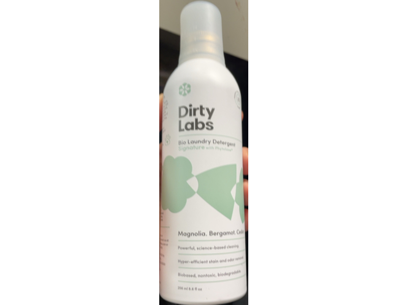 Dirty Labs Bio-Liquid Laundry Detergent, Signature, 32 Loads, 8.6 fl oz/254 mL