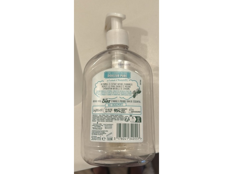 Le Chat Pure Softness Hand Wash Gel, 500 mL