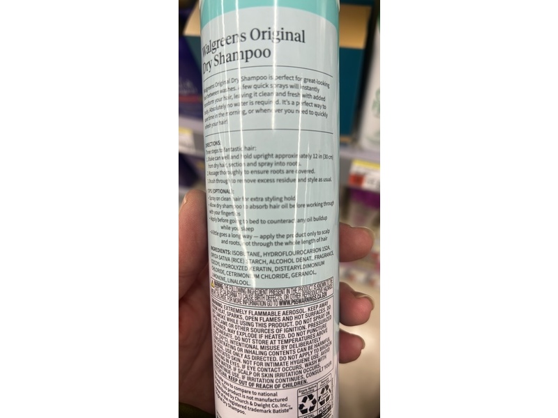 Walgreens Dry Shampoo, 5.71 oz/162 g