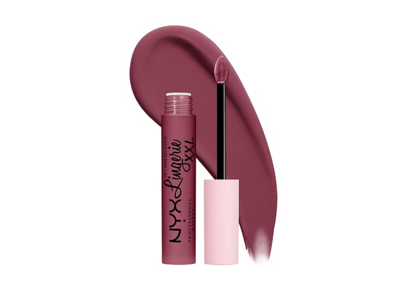 NYX Professional Makeup Lip Lingerie XXL Matte Liquid Lipstick, 14 Bust Ed, 0.13 fl oz/4 mL