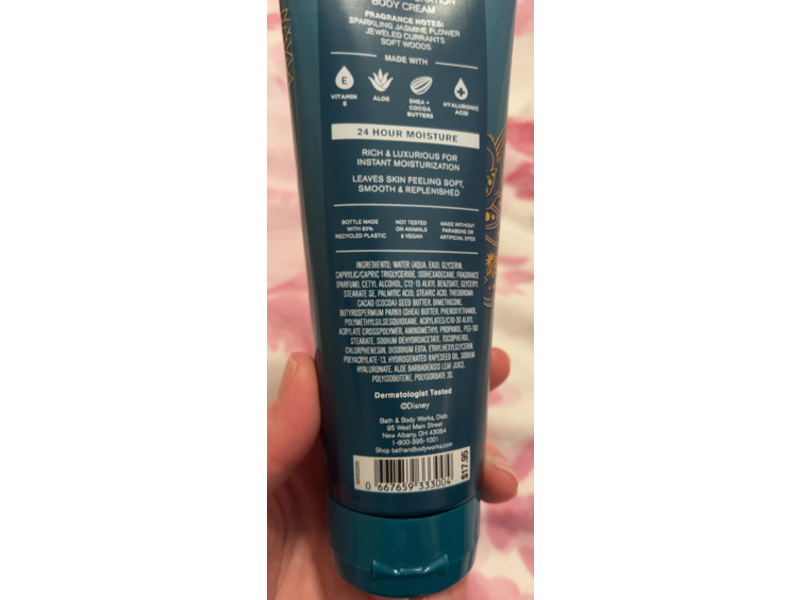 Bath & Body Works Disney Princes Body Cream, Jasmine, 8 oz/226 g