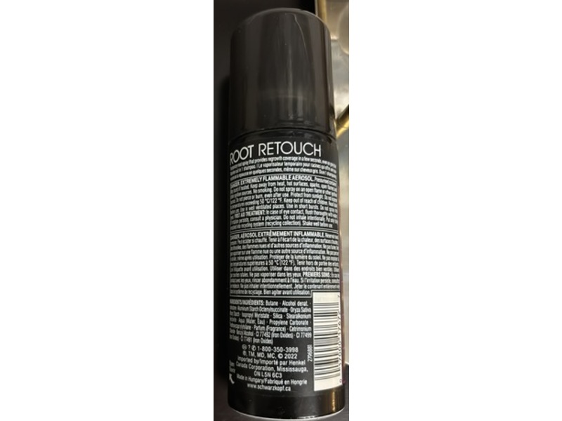 Schwarzkopf Root Retouch Temporary Root Cover Spray, Dark Blonde, 120 g