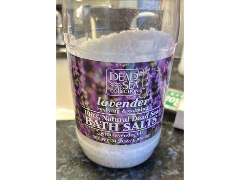 Dead Sea Collection Bath Salts, Lavender, 34.2 oz/970 g