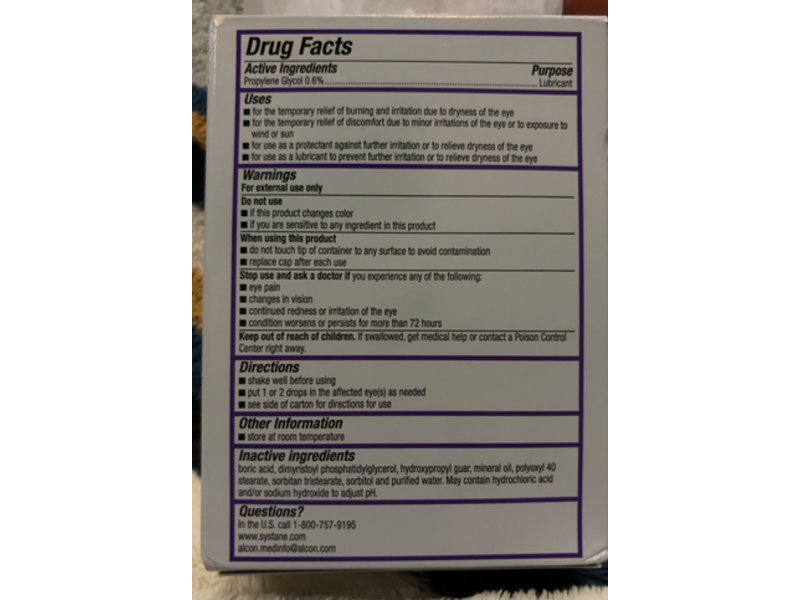 Systane Complete PF Lubricant Eye Drops, 0.34 fl oz/10 mL, Pack Of 2