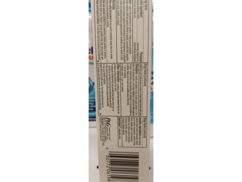 Crest Pro-Health Sensitivity & Gum Toothpaste, Sensitive, 3.7 oz/104 g