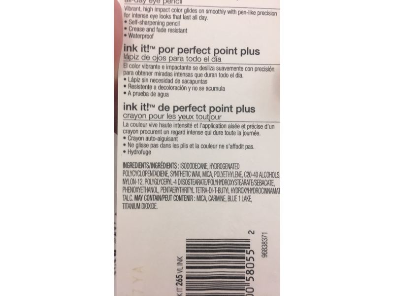 CoverGirl Ink It! By Perfect Point Plus Waterproof Eyeliner, 265 Violet Ink, 0.06 oz/179 mg