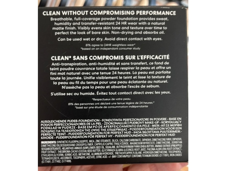 Bare Minerals Barepro Skin Perfecting Powder Foundation, Medium 35 Cool, 0.28 oz/8 g