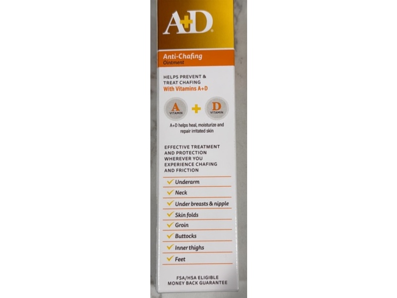 A+D Anti-Chafing Ointment, Vitamins A+D, 1.5 oz/42.5 g