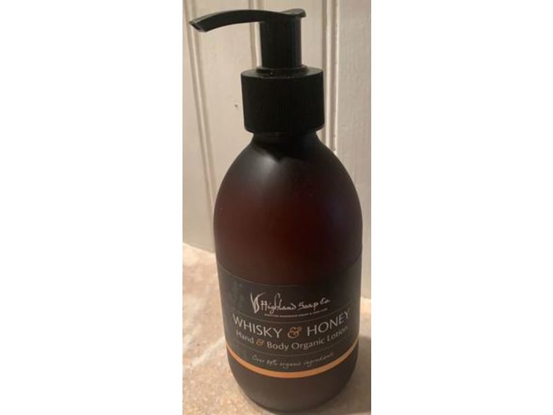 Highland Soap Co. Hand & Body Lotion, Whisky & Honey