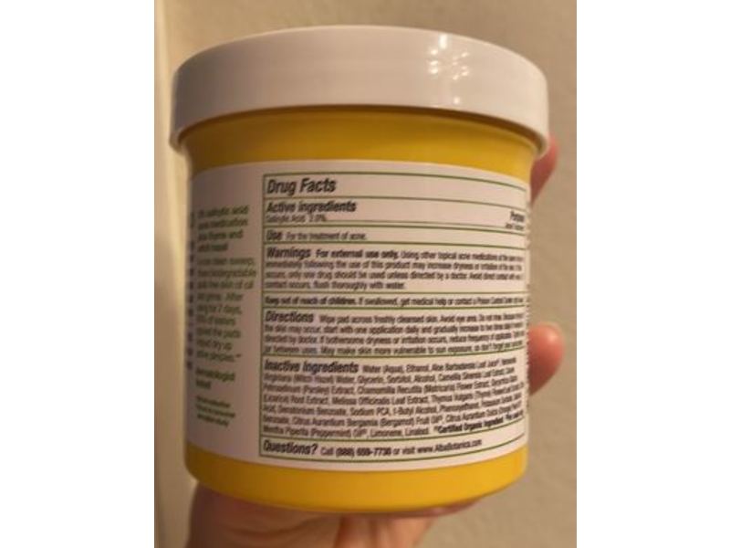 Alba Botanica Acne Dote Anti-Pimple Pads, 60 Count