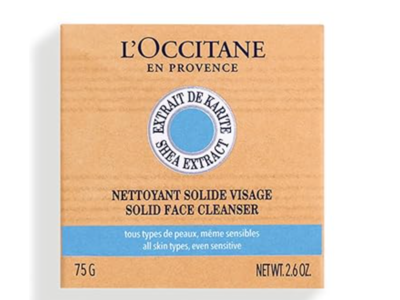 Loccitane Solid Face Cleanser, Shea Extract, 2.6 fl oz/75 g