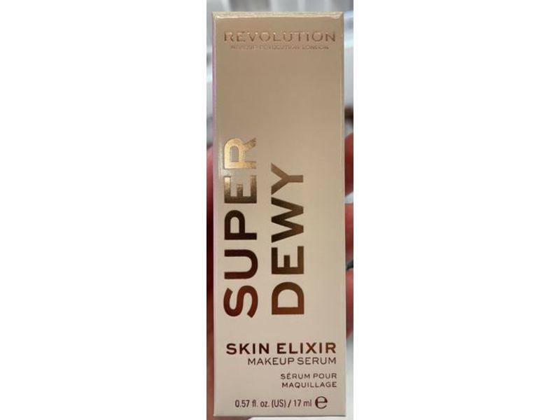 Makeup Revolution Superdewy Skin Elixir MakeUp Serum, 0.57 fl oz/17 mL