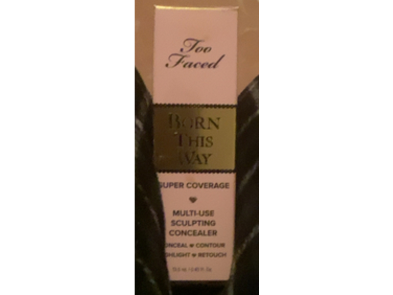Too Faced Born This Way Multi-Use Sculpting Concealer, Snow, 0.45 fl oz