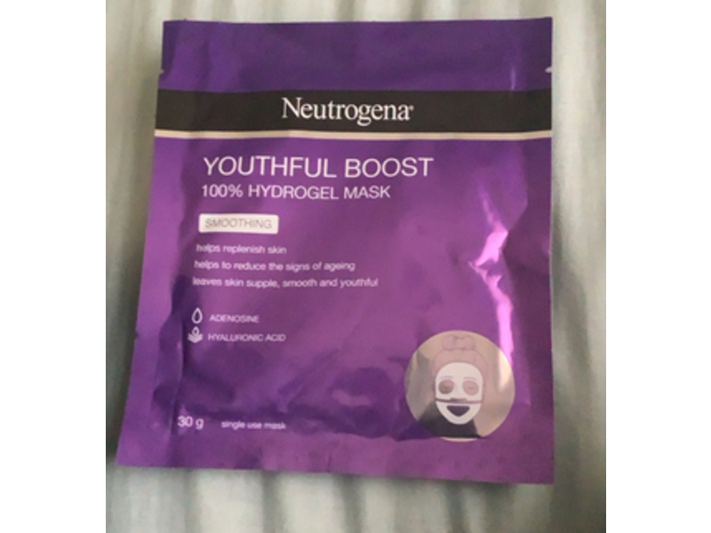 Neutrogena Youthful Boost Hydrogel Mask, Smoothing, 30 g