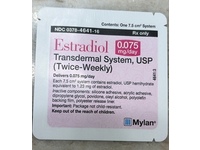Estradiol Transdermal System, USP, 0.075 mg, Mylan (Rx) - thumbnail 2