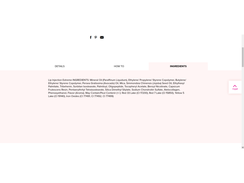 Too Faced Lip Injection Extreme Lip Plumper, Original, 0.14 oz/4 g