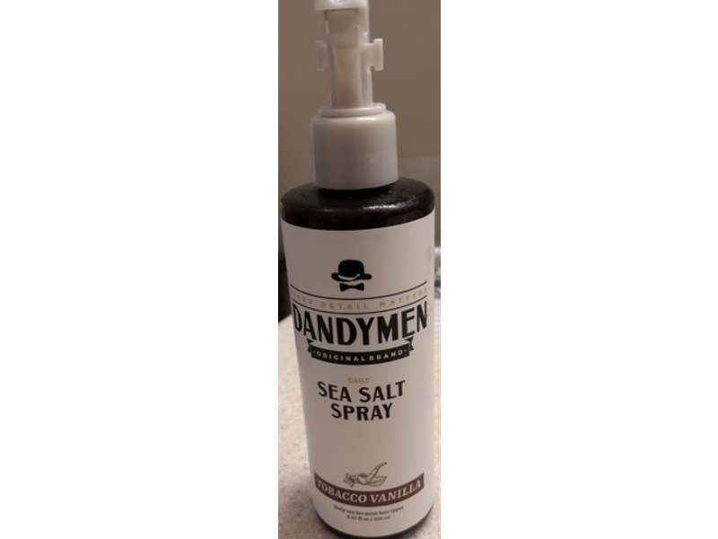 DandyMen Daily Sea Salt Spray, Tobacco Vanilla, 8.45 fl oz/250 mL