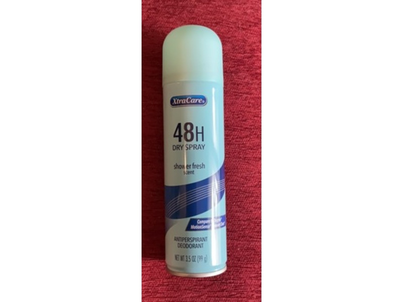 XtraCare 48h Dry Spray Antiperspirant Deodorant, Shower Fresh Scent, 3.5 oz/99 g