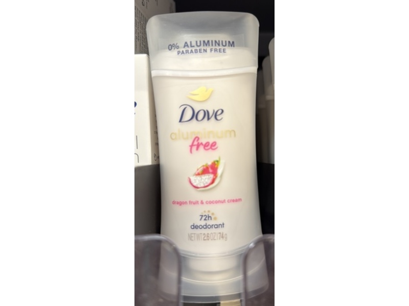 Dove Deodorant Stick, Dragon Fruit & Coconut Cream, 2.6 oz/74 g