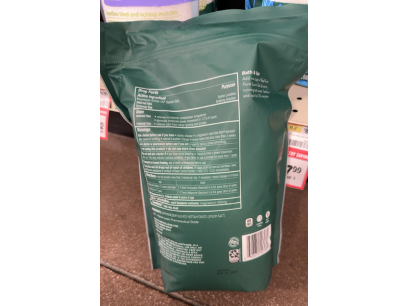 Real Root By Sprouts Pure Epsom Salt, 80 oz/2269 g