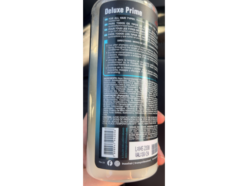 Truss Miracle Deluxe Prime Hair Reconstructor, 8.79 fl oz/260 mL