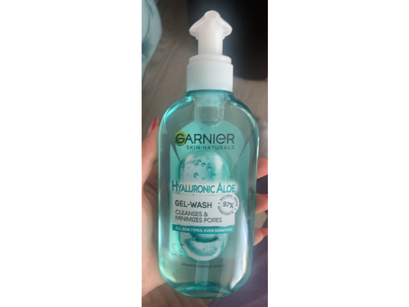 Garnier Skin Naturals Hyaluronic Aloe Gel-Wash, 200 mL