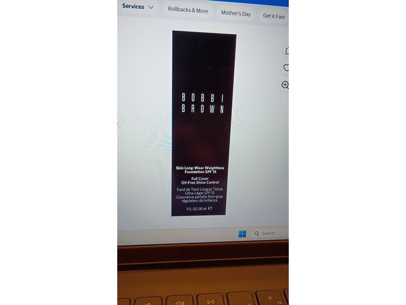 Bobbi Brown SkinLong-Wear Weightless Foundation, SPF 15, Natural, 1 fl oz/30 mL