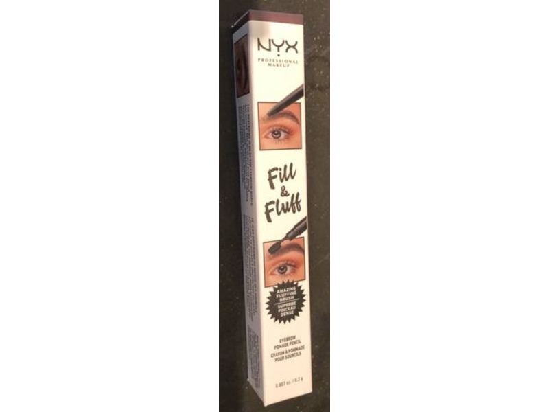 NYX Professional Makeup Fill & Fluff Eyebrow Pomade Pencil, Brunette